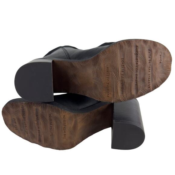 FRANCO SARTO RIVET SUEDE TALL BOOT IN‎ BLACK NWOB WOMEN'S SIZE 5M - Picture 14 of 16